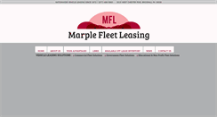 Desktop Screenshot of marplefleetleasing.com